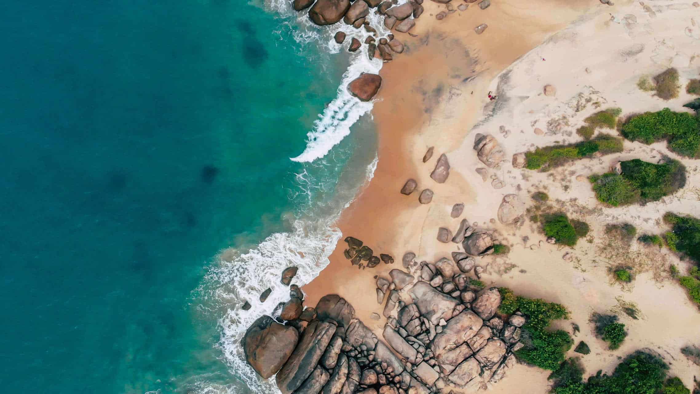 Luftaufnahme Srilanka